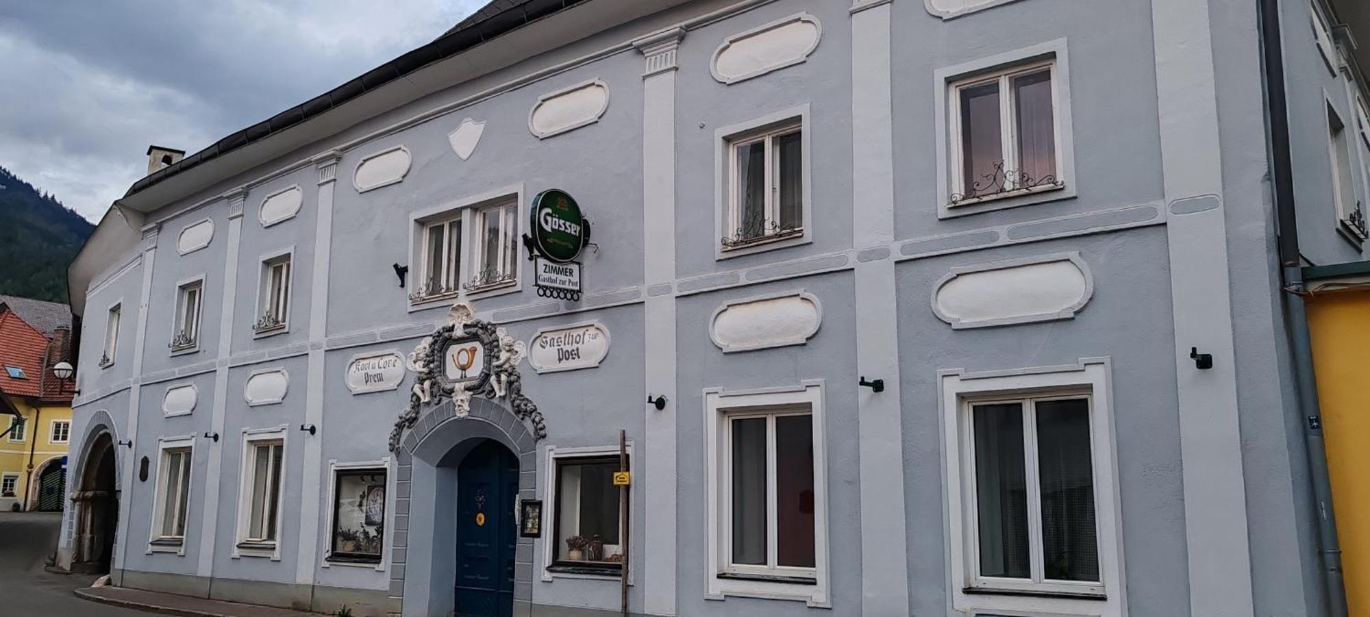 Gasthof Zur Post Eisenerz Bagian luar foto
