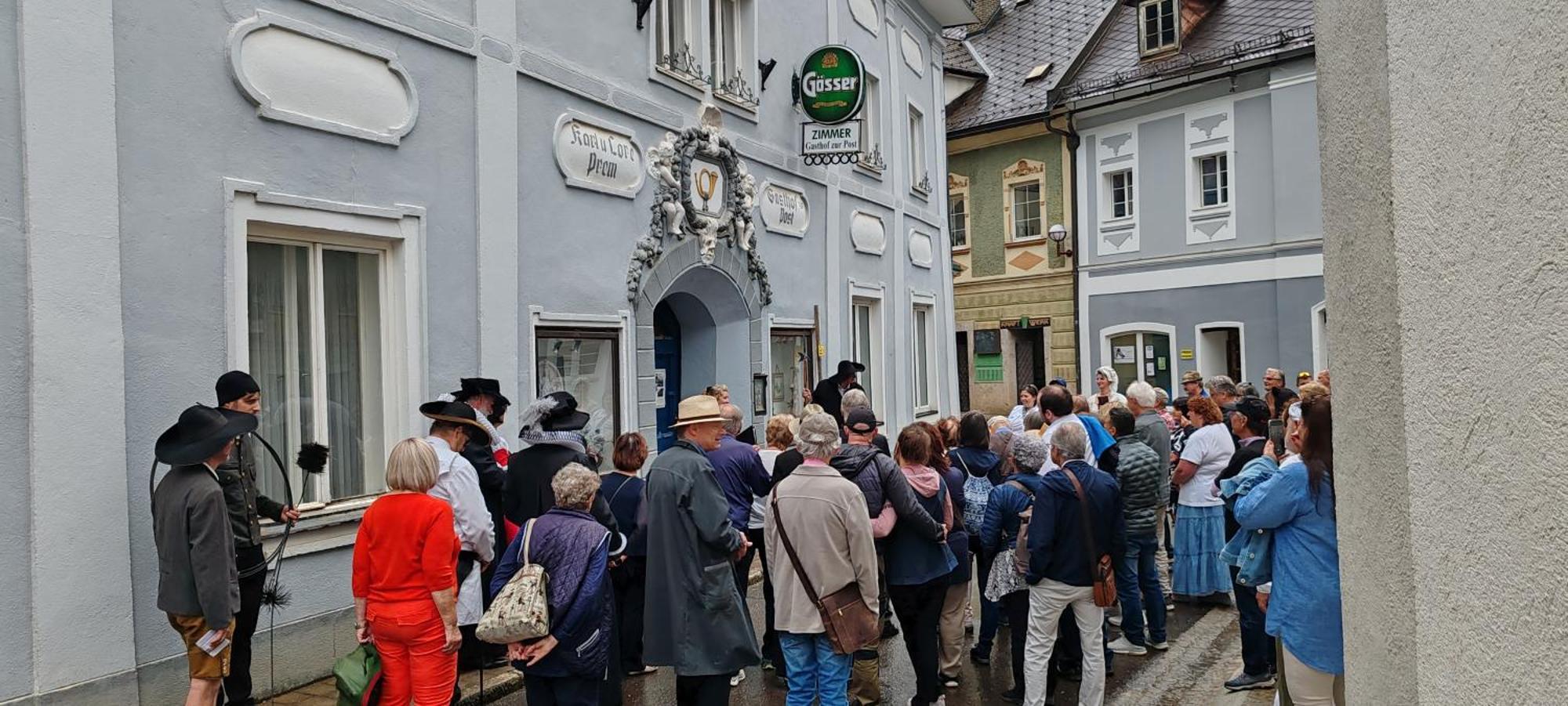 Gasthof Zur Post Eisenerz Bagian luar foto